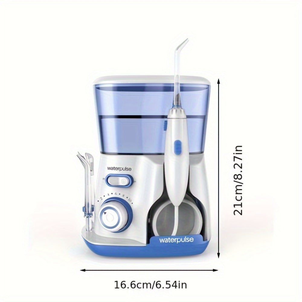 Cordless Water Flosser Electric Oral Irrigator Portable Rechargeable Dental Cleaner - Teeth Cleaning Water Dental Floss for Braces Bridges Gum Care Home Travel Blue Purple