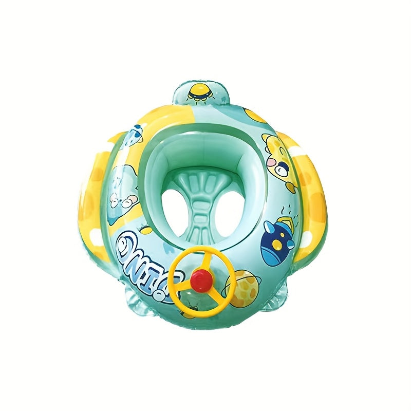 Cute Cartoon Animal Inflatable Pool Float for Kids & Adults – Fun Colorful Beach Floatie Summer Water Toy for Swimming Pool Lake Beach Backyard Vacation, Blue Green Pink