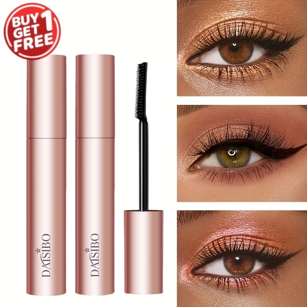 Waterproof Mascara 2-Pack Volumizing Lengthening Curling Long-Lasting Smudge-Proof Precision Brush – Lash Extender for Bold Defined Dramatic Lashes Eye Makeup Set for Women All Lash Types