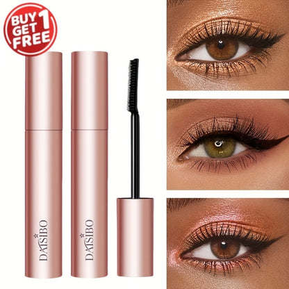 Waterproof Mascara 2-Pack Volumizing Lengthening Curling Long-Lasting Smudge-Proof Precision Brush – Lash Extender for Bold Defined Dramatic Lashes Eye Makeup Set for Women All Lash Types