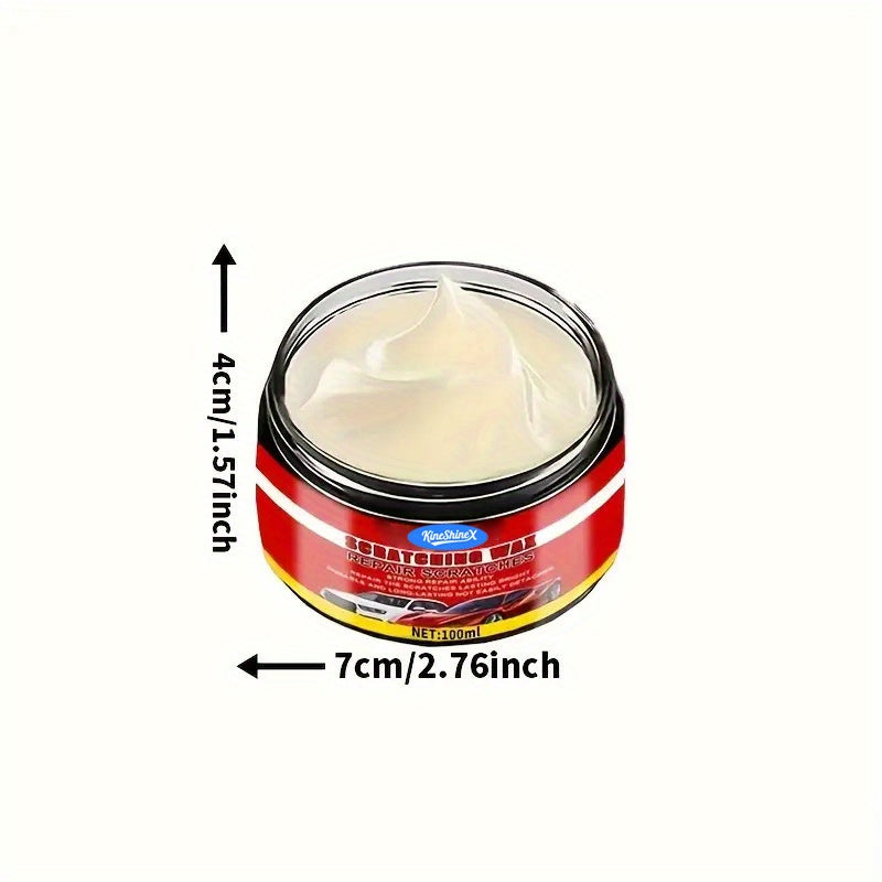 Car Scratch Removal Nano Bright Polish (3.38oz) Suitable for a Variety of Car Paint Surface Recovery Scratch Repair Wax (not Send Sponge)