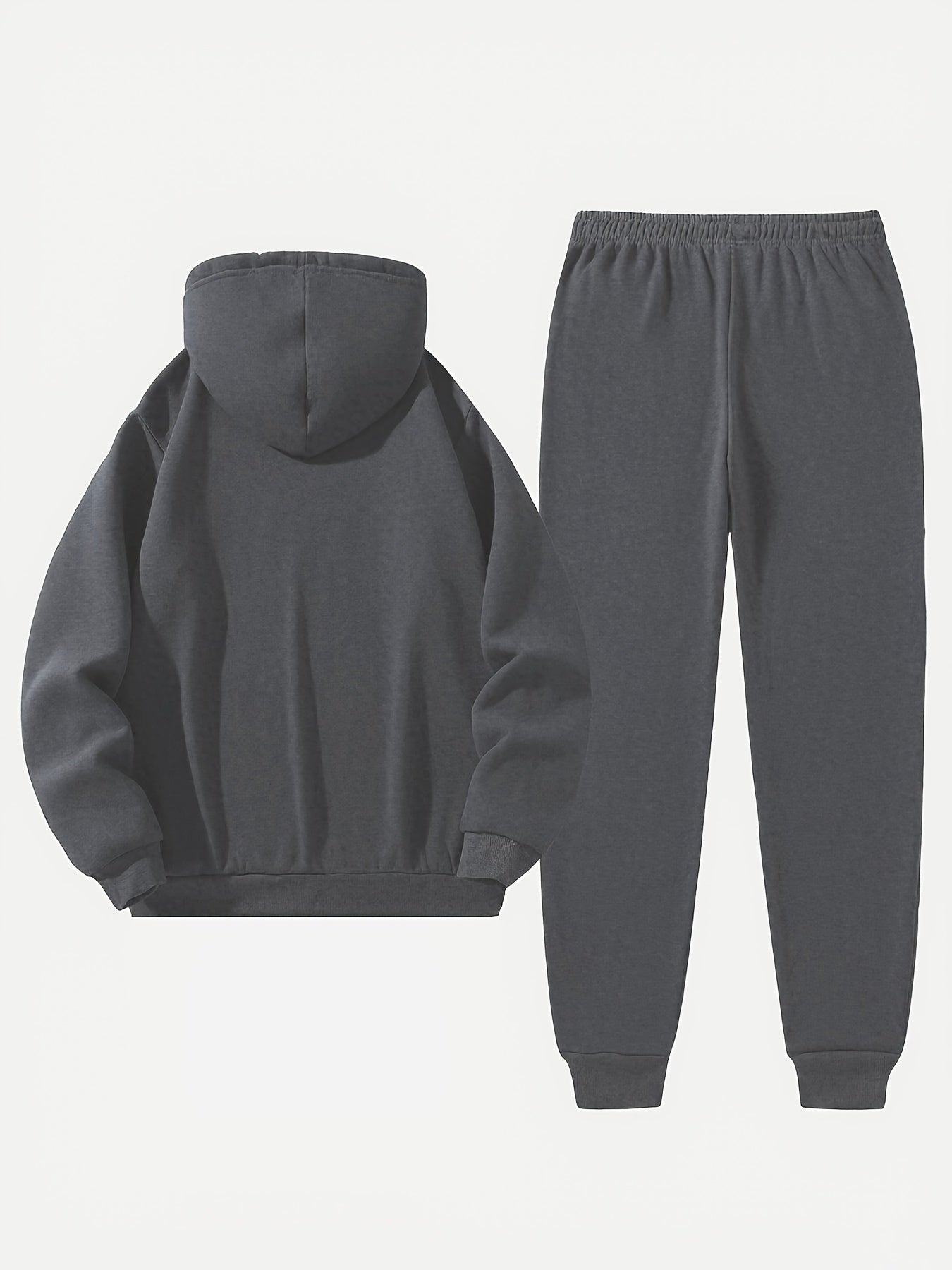 Men's Tracksuit Jacket and Pants Set - Patriotic Print Cold-Weather Style