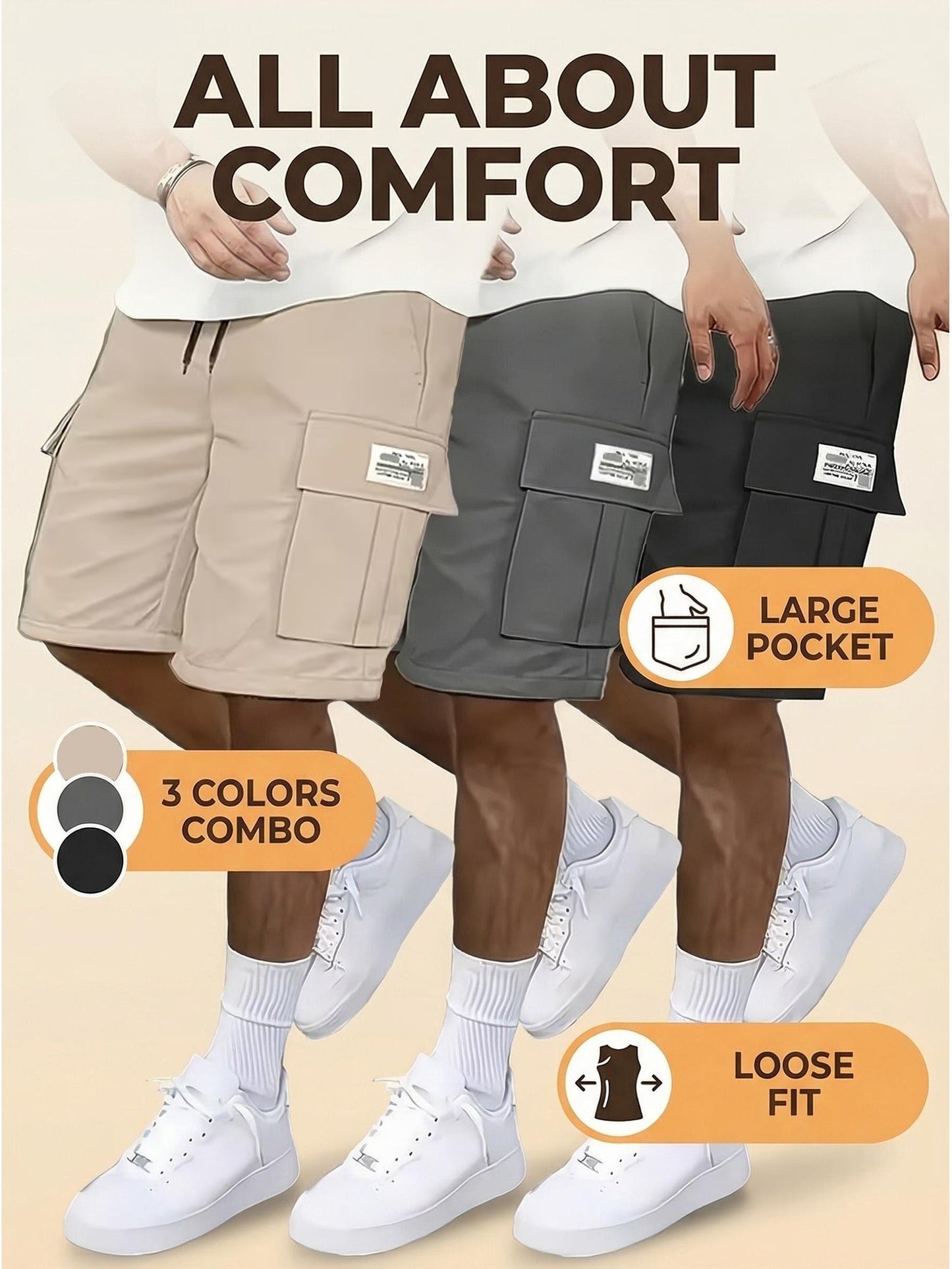 Men's Cargo Shorts - Quick Dry With Pockets Everyday Style 806629