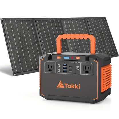 350W/150W Peak Solar Generator Portable Power Station, 40W/30W/21W Solar Panels (Solar Panel Optional), 240Wh/111Wh/88.8Wh Solar Power Bank AC DC USB Ports for Camping Tents, Emergency Outdoor Home Use, CPAP, Fans, Laptops, Emergency, Gifts