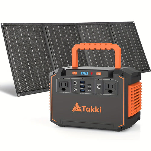 350W/150W Peak Solar Generator Portable Power Station, 40W/30W/21W Solar Panels (Solar Panel Optional), 240Wh/111Wh/88.8Wh Solar Power Bank AC DC USB Ports for Camping Tents, Emergency Outdoor Home Use, CPAP, Fans, Laptops, Emergency, Gifts