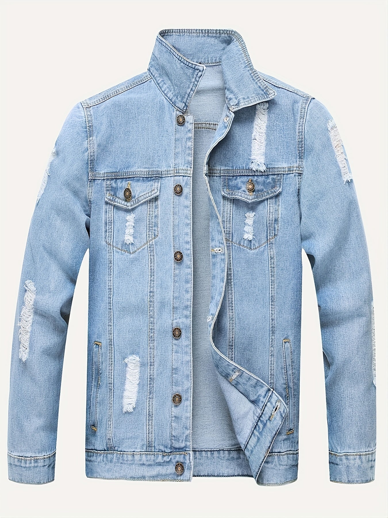 Men's Versatile Denim Pullover Jacket Everyday 997