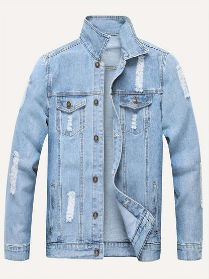 Men's Versatile Denim Pullover Jacket Everyday 997