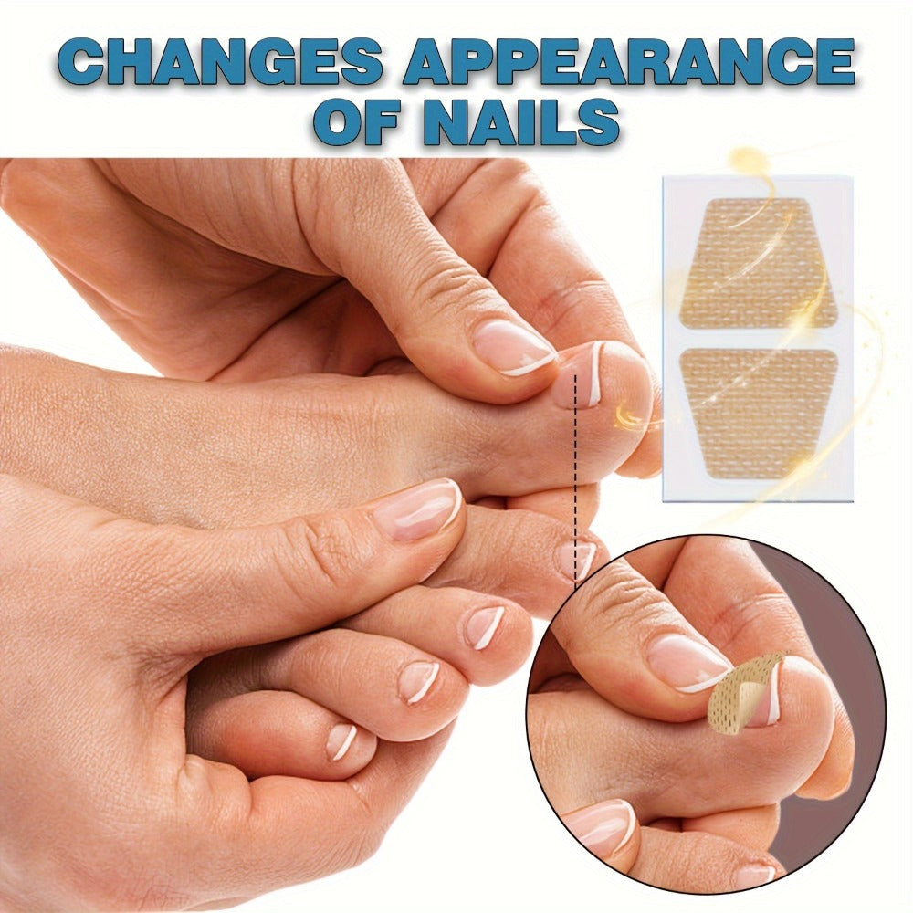 Nail Repair Patches 88Pcs – Protective Nail Strengthening Stickers for Fragile, Thin, Cracked Toenails & Fingernails | Works for Men & Women, Easy Peel-and-Stick Nail Care Treatment