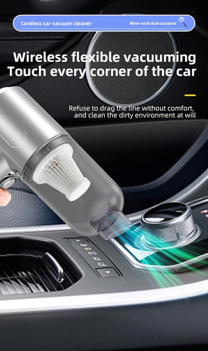 Cyclone Handheld Vacuum Cleaner Cordless Rechargeable with Strong Suction - Lightweight Portable for Home, Office, Car & Pet Hair, Allergy-Friendly Quick Cleanup Dust Buster, Easy to Use & Carry