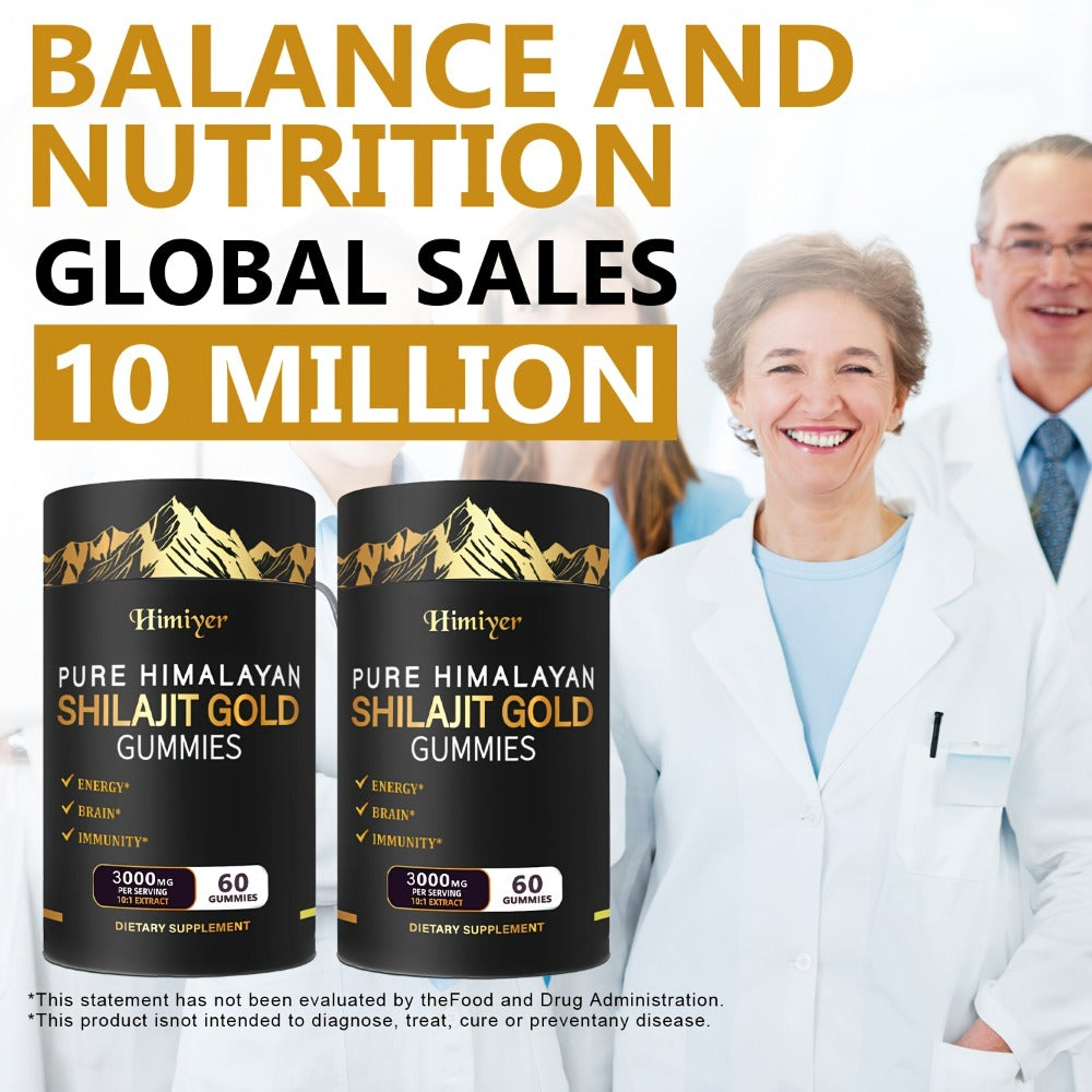Shilajit 3000mg Supplement with Ginger Ginseng Ashwagandha Hoofgrass - 5-in-1 Adaptogen Complex for Energy Stamina Vitality & Stress Relief - Multi-Mineral Formula for Men & Women