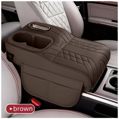 Car Center Console Tray Organizer with Cup Holder & Tissue Box – Non-Slip Storage Mat for Car Interior, Multi-Color, Universal Fit for Most Vehicles