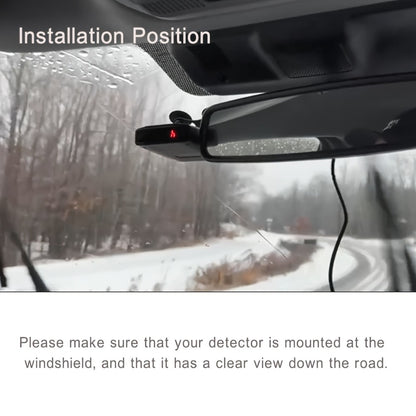 Radar Detector for Cars – S360 360° Long Range X/K/KA Band & Laser Detection with Voice Alerts, City Highway Mode, VG-2 Undetectable & Advanced False Alert Filter