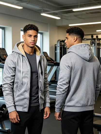 Men's Versatile Zip-Up Hoodie