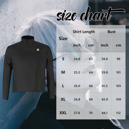 Jujutsu Kaisen Cosplay Costume Uniform – High School Satoru Gojo & Suguru Geto Outfit Set for Men, Anime Convention Halloween Gift, Sizes S to XXL