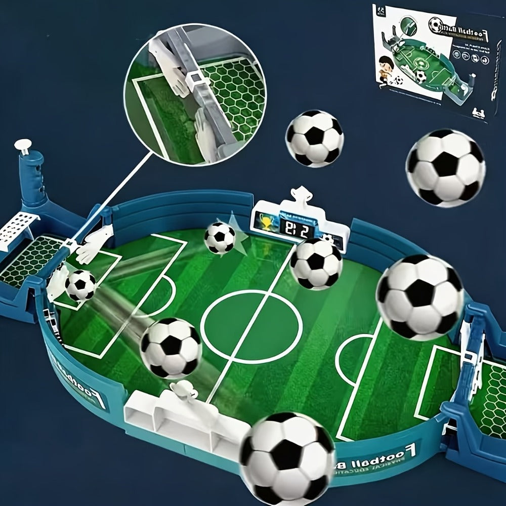 Tabletop Soccer Game for Kids – Portable 2 Player Football Board Game, Parent-Child Competitive Table Football Toy, Durable PP Material, Indoor Family Party Game, Birthday Christmas Thanksgiving Gift
