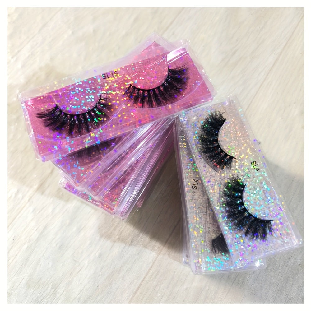 Russian DD Curl False Eyelashes 20 Pairs 5 Mix Styles – Cat Eye Extra Thick Fluffy Natural Reusable Lightweight Lash Multipack for Daily Wear, Parties & Special Occasions