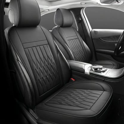 Car Seat Covers Front Pair – Universal Fit Bucket Seat Protector, Anti-Slip Full Surround High-Back Design, 15 Colors, Fits Cars SUVs Trucks