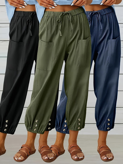 Women's Wide Leg Pants - High Waist Wide leg 66