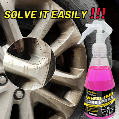 Iron Remover Spray for Wheels - Brake Dust Cleaner, Fallout Remover, Rust Protection for Alloy, Chrome, Painted & Steel Wheels, All Vehicles, Includes Microfiber Towel, 6.76 oz