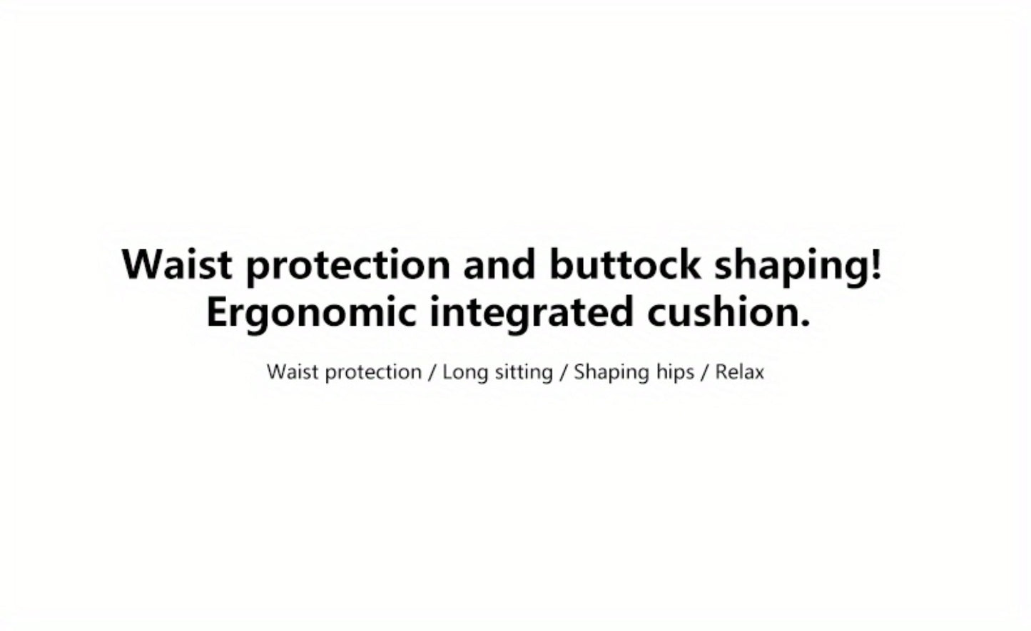 Ergonomic Seat Cushion for Tailbone & Lumbar Pain Relief - Memory Foam L-Shaped Car & Office Chair Cushion for Truck Drivers & Long Sitting