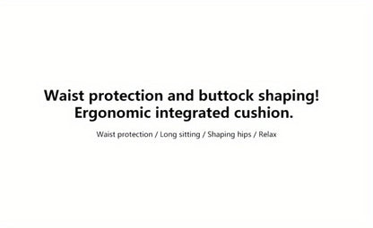 Ergonomic Seat Cushion for Tailbone & Lumbar Pain Relief - Memory Foam L-Shaped Car & Office Chair Cushion for Truck Drivers & Long Sitting