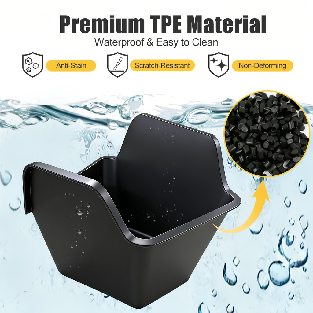 TPE for TESLA Model Y Trunk Storage Bin With Lids | Perfect For 2025-2026 Juniper Rear Cargo Container| Scratch-Resistant Trunk Organizer For Tesla Model Y Accessories| Model Y Juniper Accessories