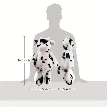 Cow Stuffed Animal Plush 16 Inch – Soft Tubbie Wubbie Farm Animal Toy for Babies & Toddlers, Black White Cuddly Cow Doll, Birthday Christmas Easter Gift for Boys Girls Kids