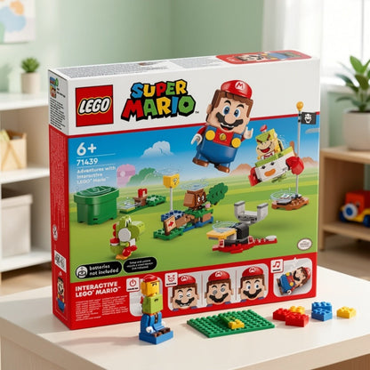 Interactive Mario Building Set LEGO 71439 – Adventures with Interactive LEGO Mario Starter Course 218 Pcs, STEM Toy for Kids Ages 6+, Birthday & Holiday Gift for Boys & Girls