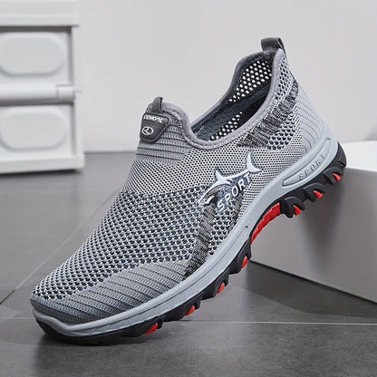 Men's Athletic Shoes - Breathable Comfort & Slip-On Ease