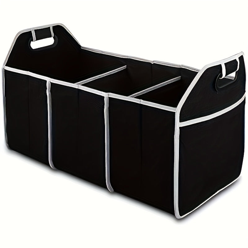 Automobile Organizer, Non-Woven Fabric Storage Container for Cars, Spacious Collapsible Vehicle Storage Bag, Easy to Transport And Compact, Perfect for Holiday Gifting
