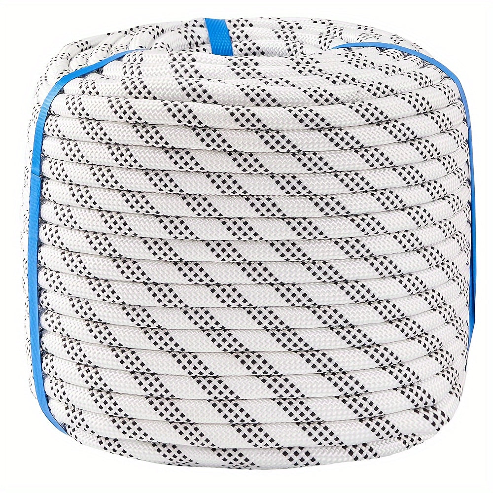 ERFEI 1/2 Inch 100Ft/150Ft/200Ft Double Braided Polyester Nylon Rope, Heavy-Duty Nylon Rope for Anchoring, Cargo Handling, Towing, And Sailing