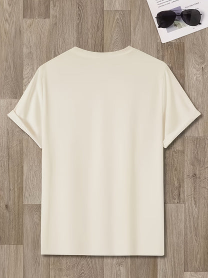 Men's Graphic Print T-Shirt - Round Neck Short Sleeve 955813