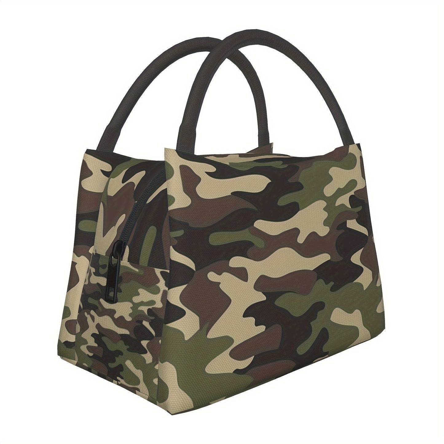 Insulated Lunch Bag Reusable Polyester Tote 11x6.5x7 In – Leakproof Thermal Cooler Bag for Work, Office, School, Camping, Picnic & Beach, Lightweight & Durable Everyday Lunch Carrier for Men & Women