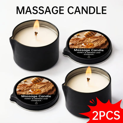 Luxury Soy Wax Candle 2-in-1 Massage Body Oil Essential Oil 20+ Scents 1pc 2pcs 6pcs Warm Moisturizing Lotion Spa Nail Salon Wedding Valentine Christmas Gift