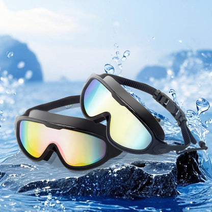 Anti-Fog Swim Goggles 2-Pack – Leak-Proof, UV Protection, Adjustable Fit for Adults, Youth, Men & Women | Pool & Beach Goggles