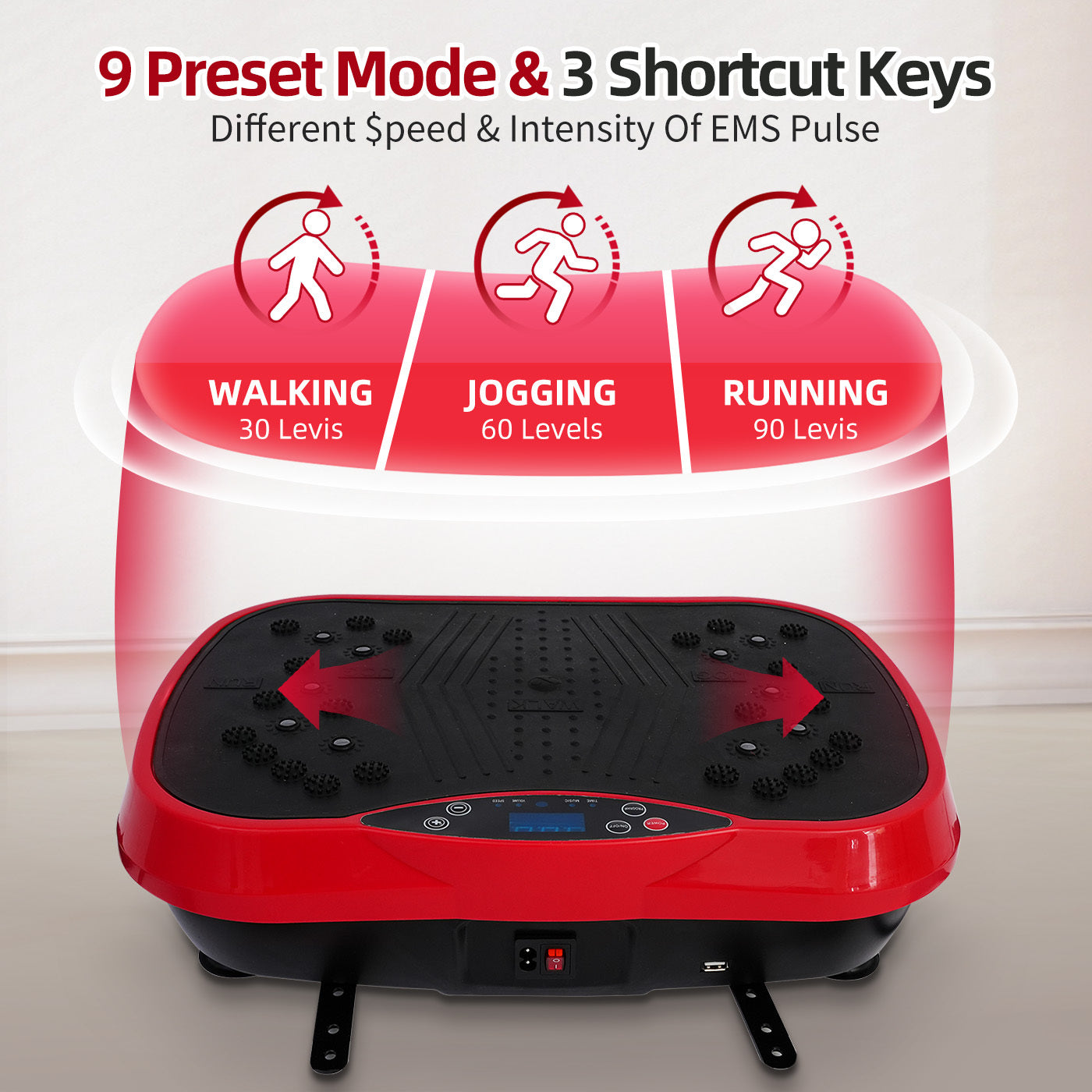 Vibration Plate Exercise Machine 120 Speed Levels – 5 Resistance Bands, LCD Display, Remote Control, 3 Workout Programs – Full Body Shaker for Weight Loss & Fat Burning, Women & Men