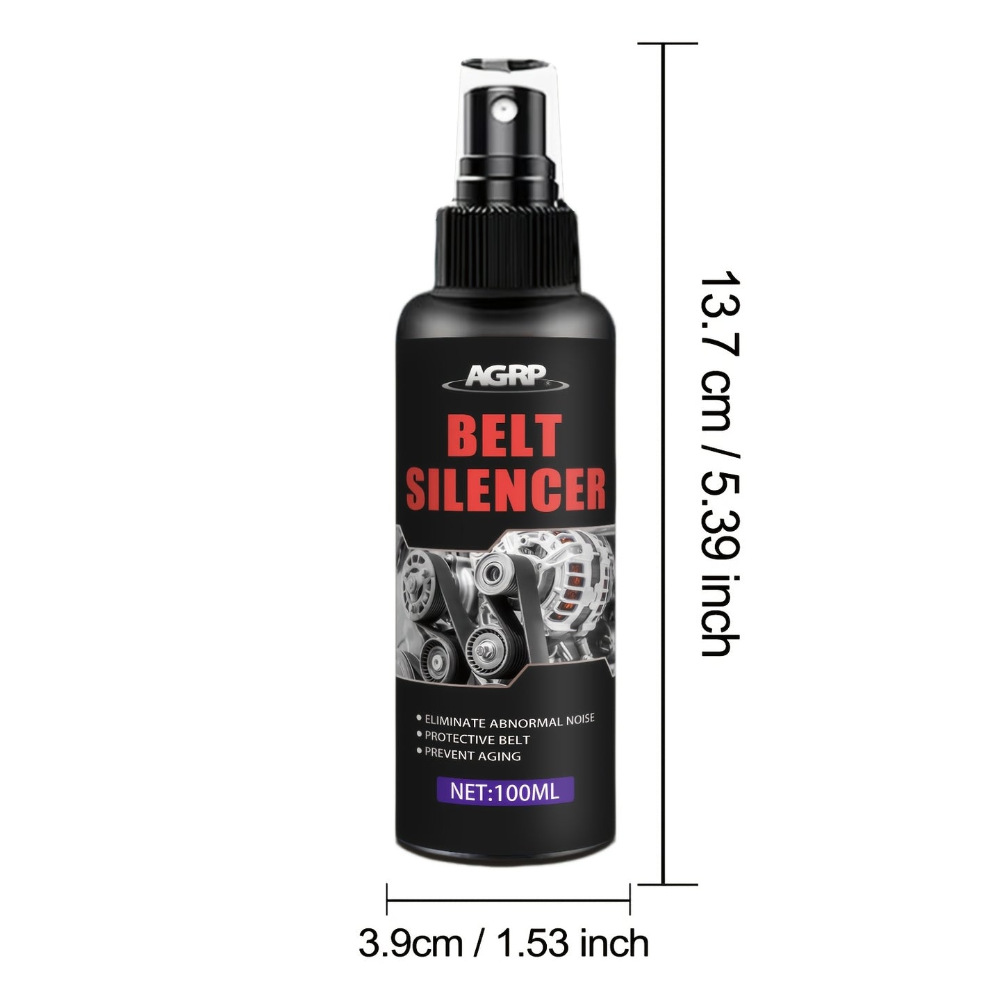 Engine Belt Conditioner - Powerful Noise Reduction & Wear Resistance, Multi-Purpose Transmission Part Elasticity Restorer with Anti-Aging Durable Coating