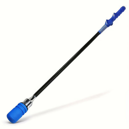 Golf Swing Trainer Aid – Black Stainless Steel Practice Stick for Men & Women, Builds Strength, Flexibility & Swing Rhythm, Perfect for Warm-Up, Off-Season Training & Skill Improvement