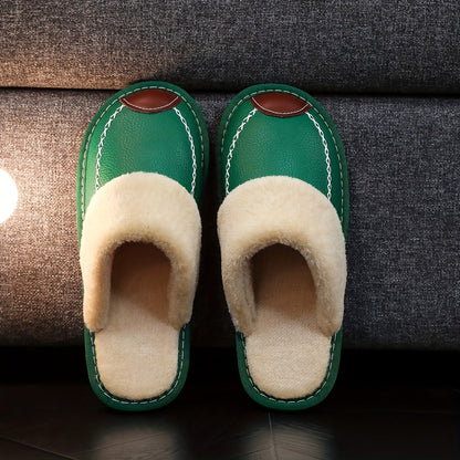 Men's Slippers - Slip-On Ease & Warm Lining