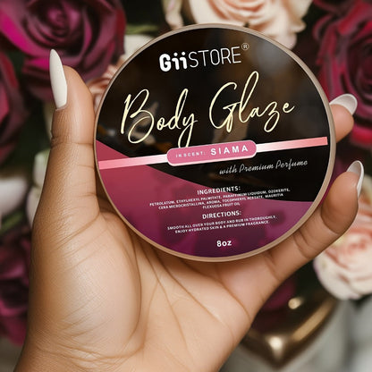 Body Glaze Moisturizer 80oz Extra Large Jar Hyaluronic Acid Glycerin Scented Body Cream Donut Rose Pomegranate Shea Multi-Fragrance Deep Skin Hydration Lotion