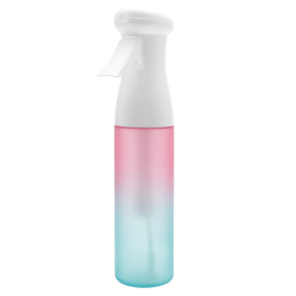 Fine Mist Spray Bottle 300ml Frosted Anti-Slip BPA Free Barber Hair Spray Water Bottle for Curly Hair Styling Salon Skincare Plant Misting Gardening Gradient Color Professional Spray Bottle
