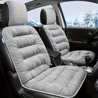 Memory Foam Car Seat Cushion with Storage Bag, Anti-Slip Rubber Bottom Driver Seat Backrest Pad, Single Seat Vest-Style Comfort Cushion for Car, Available in Red Beige Black