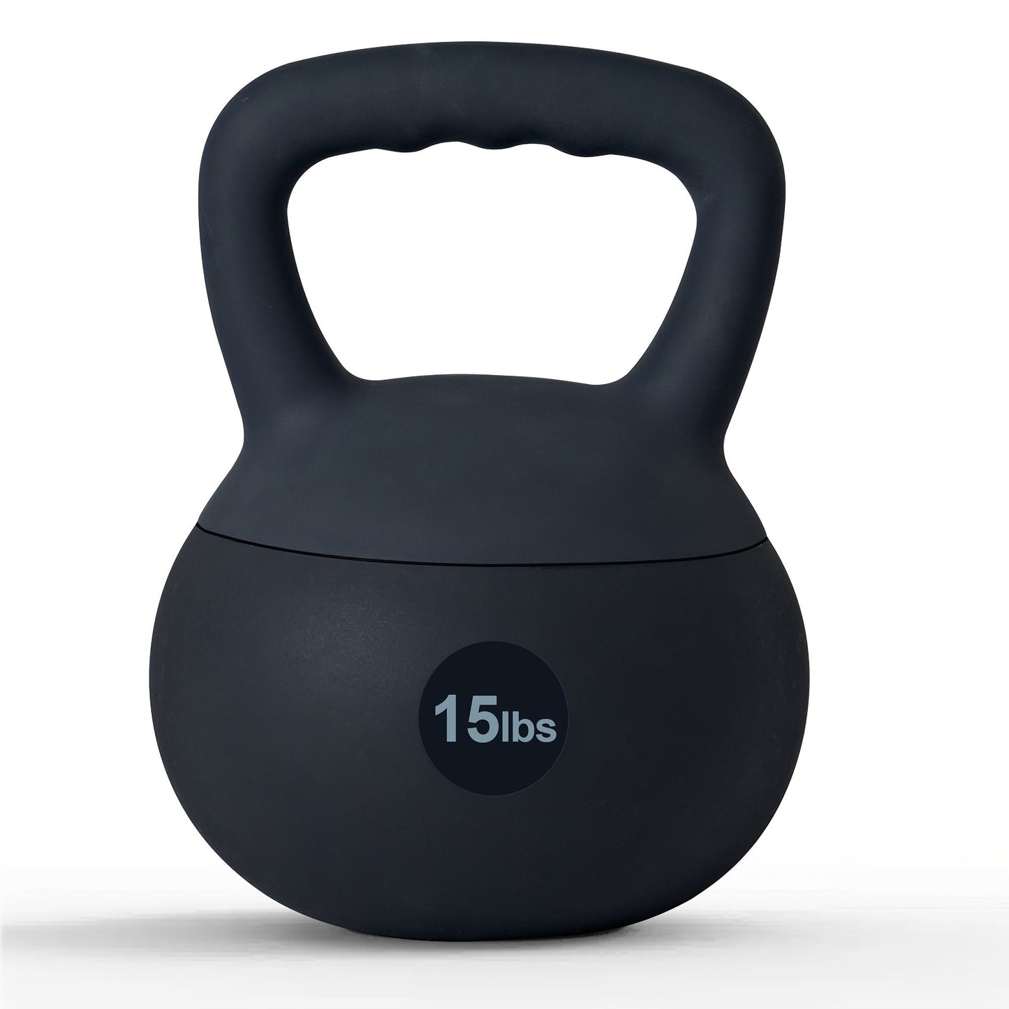 Soft PVC Kettlebell Iron Sand Filled – Wide Non-Slip Handle, 10 to 25 lbs, Safe for Home Use – Strength Training Weights for Women & All Fitness Levels, 4 Colors