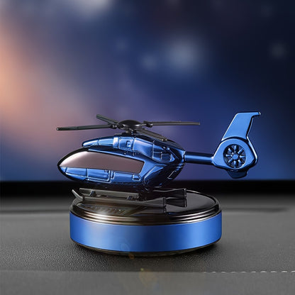 Car Air Freshener Solar Aromatherapy Diffuser Dashboard Helicopter Decoration Perfume Deodorant Auto Interior Accessories Gift for Men Women Alcohol-Free Essential Oil Scent