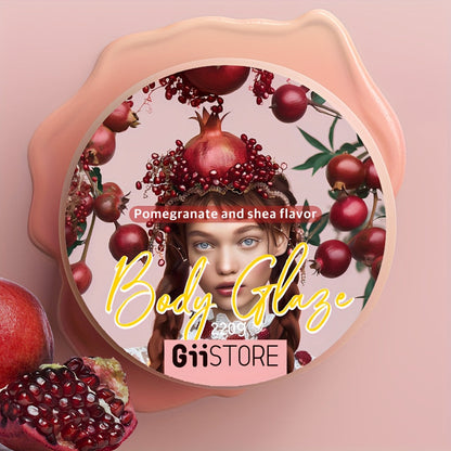 Body Glaze Moisturizer 80oz Extra Large Jar Hyaluronic Acid Glycerin Scented Body Cream Donut Rose Pomegranate Shea Multi-Fragrance Deep Skin Hydration Lotion