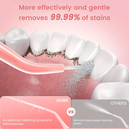 Cordless Water Flosser Dental Oral Irrigator - 5 Cleaning Modes, 5 Jet Tips, Rechargeable Wireless Teeth Cleaner for Deep Gum Care, Plaque Removal & Braces, Home & Travel Dental Gift