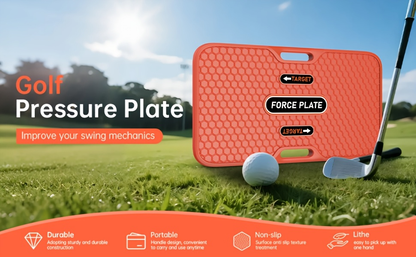 Golf Swing Trainer Balance Board with Weight Transfer Pressure Plate – Beginner Practice Aid for Swing Mechanics, Coordination & Precision Footwork