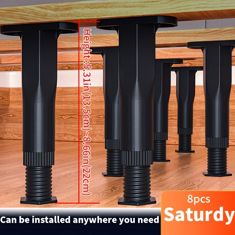 Bed Frame Support Legs shown in the 8PCS option