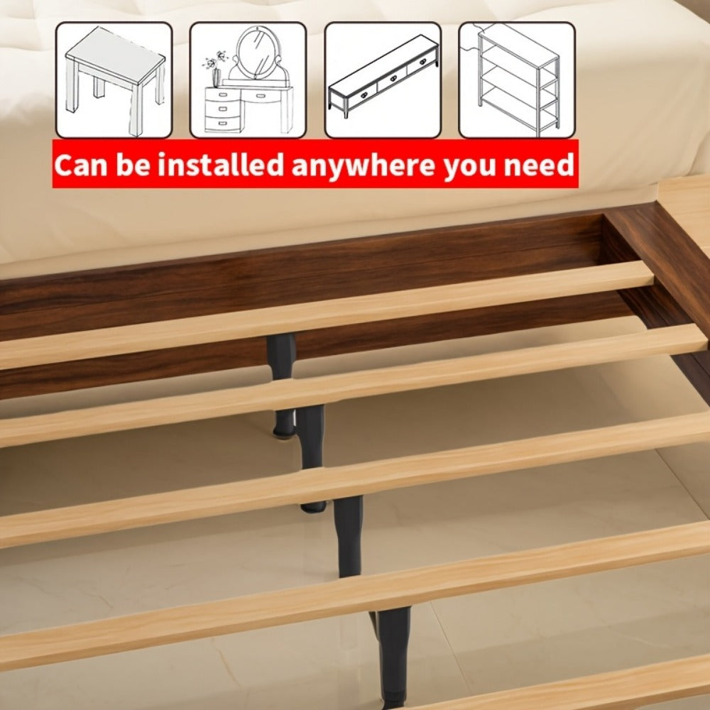 5.3-Inch Bed Frame Support Legs with Non-Slip Base and Adjustable Height for Bedroom detail image - detail view 19