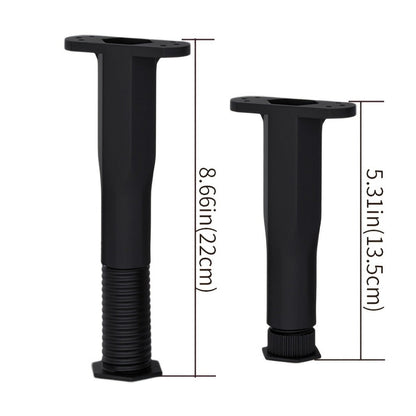 5.3-Inch Bed Frame Support Legs with Non-Slip Base and Adjustable Height for Bedroom detail image - detail view 4